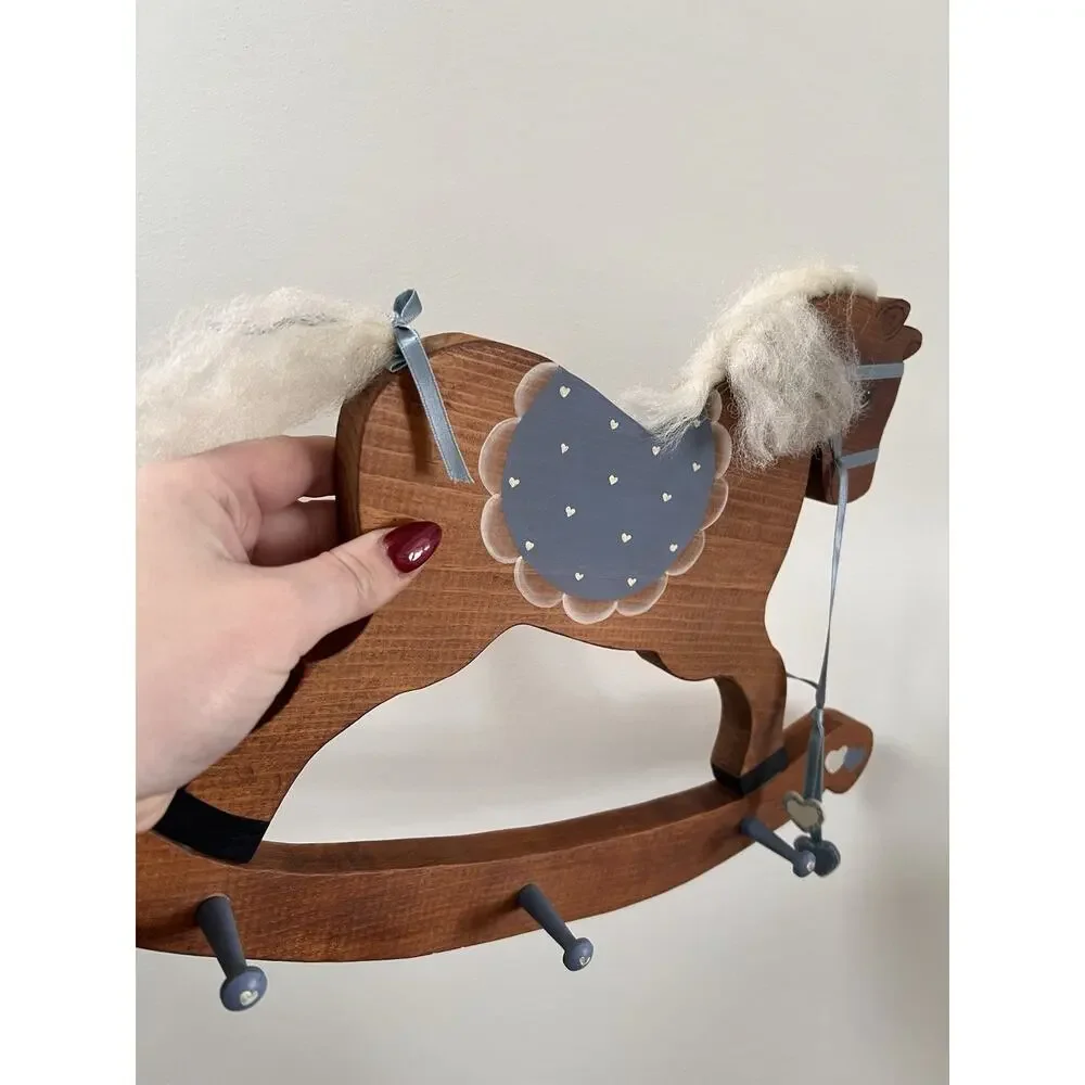 Vintage Baby Nursery Rocking Horse Hook